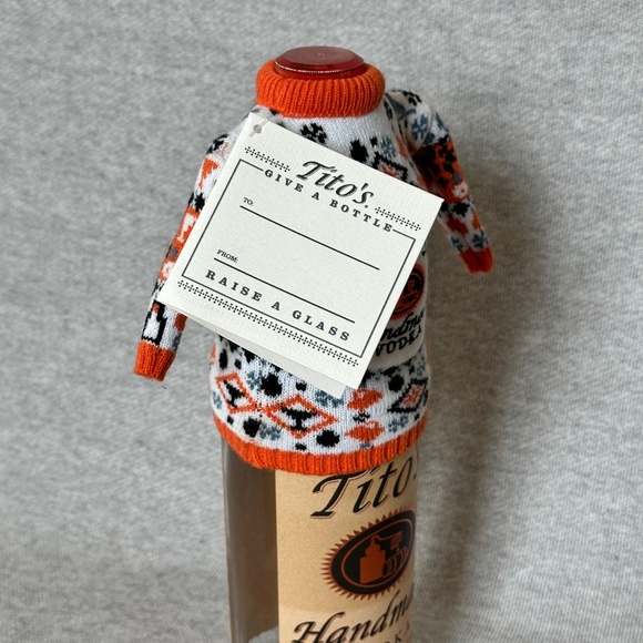 Tito's Vodka-Holiday Bottle Sweater: BRAND NEW - Picture 4 of 9